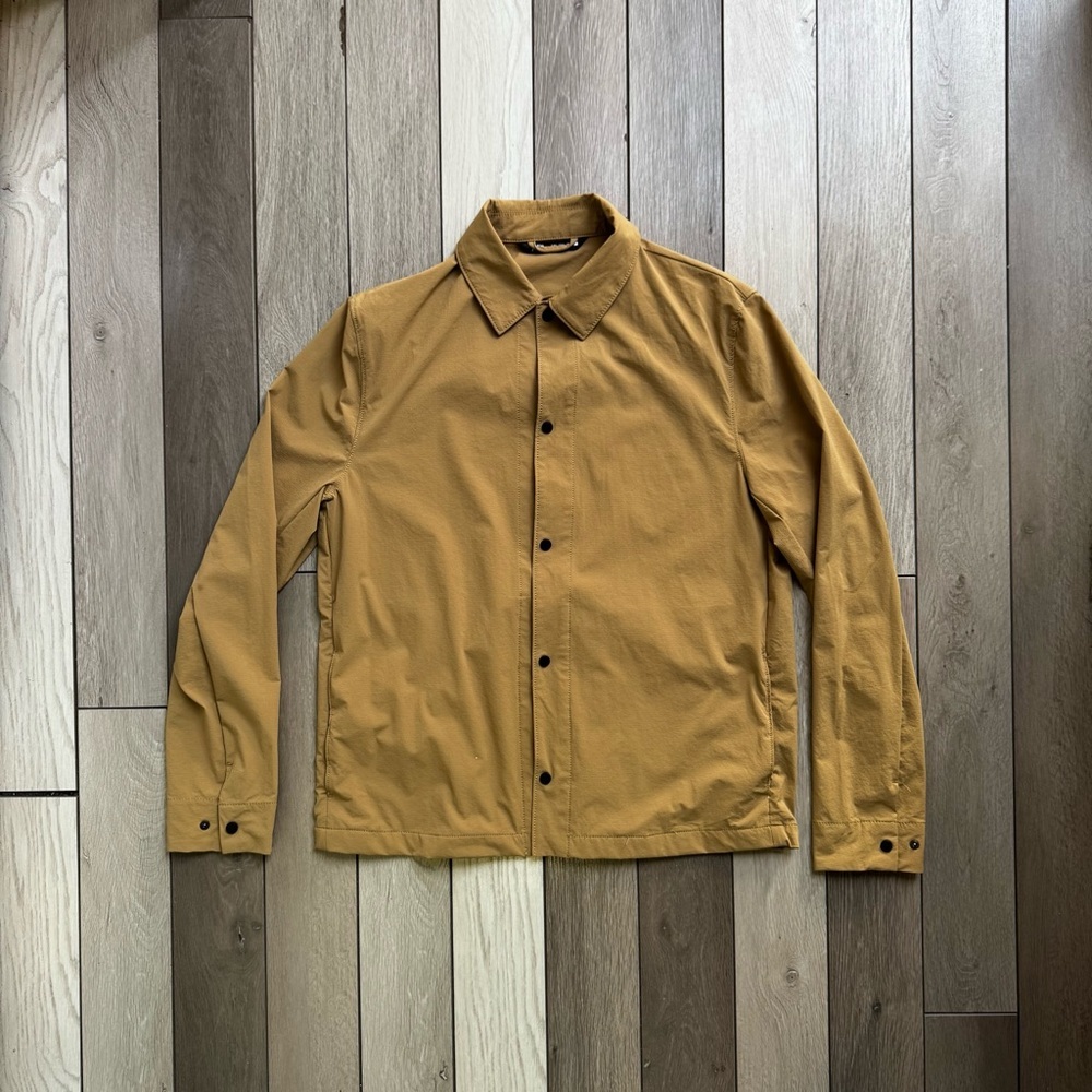 Zara Tan Lightweight Shirt Jacket